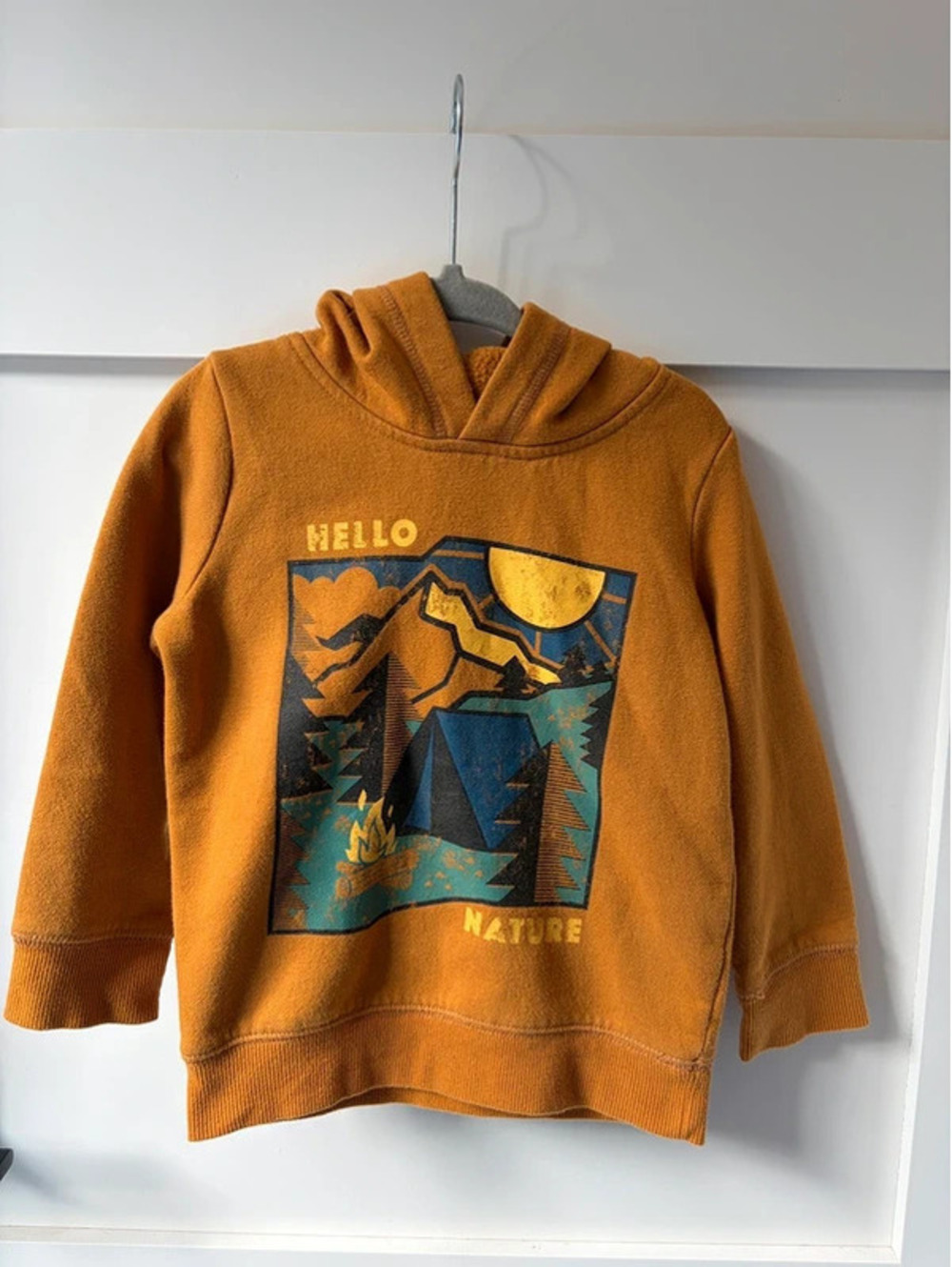 Copper Yellow Boy Nature Pullover Hoodie  2T/24M